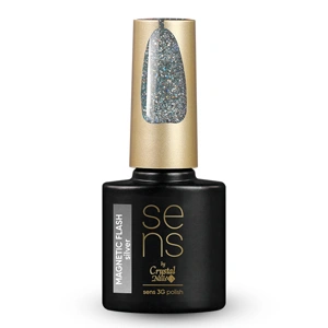 Crystal Nails Sens 3G Polish - Magnetic Flash Silver 4ml főképe
